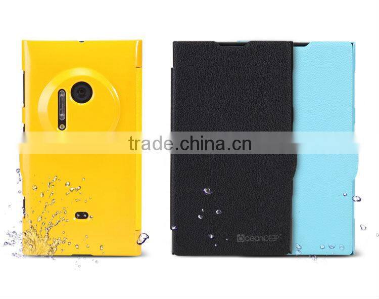 Guangzhou exporting phone accessories Hybrid case PU&PC flip leather case for Nokia Lumia 1020 case mobile alibaba in china