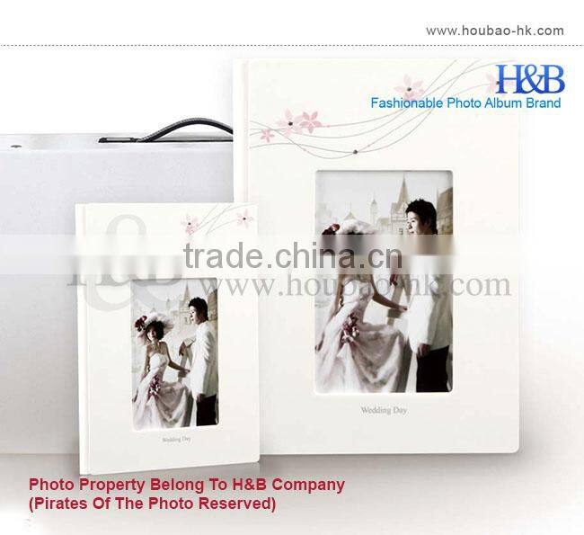 White Elegant Scrapbook Albums 6 x 6 For Wedding