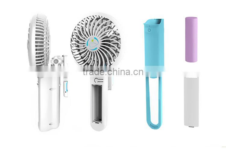 2016 newest fashion design 3 in 1 selfie power bank fans,selfie monopod sticker fans