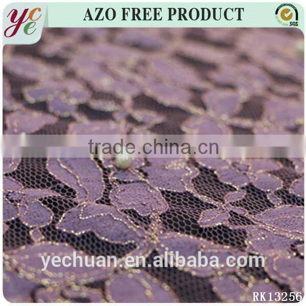 Wedding dress design bead cotton cord fabric for milana bra lace bra