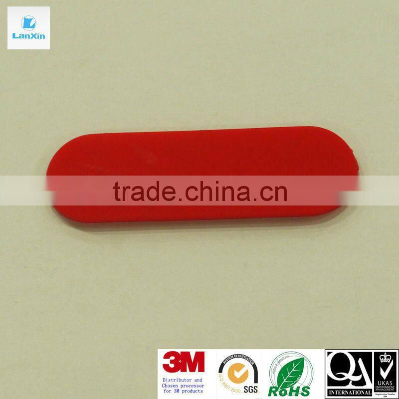 Silicon rubber sheet with hole punched out