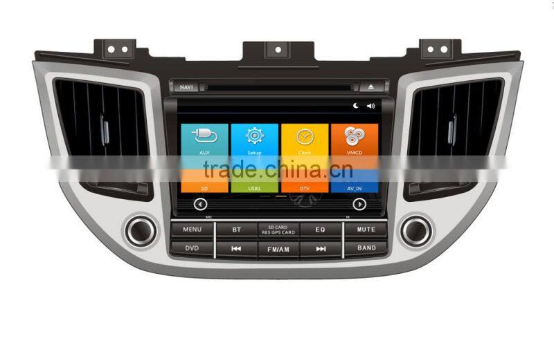 car multimedia for hyundai ix35 2015 with CD player car rear view camera headrest monitor 1080P 10disc