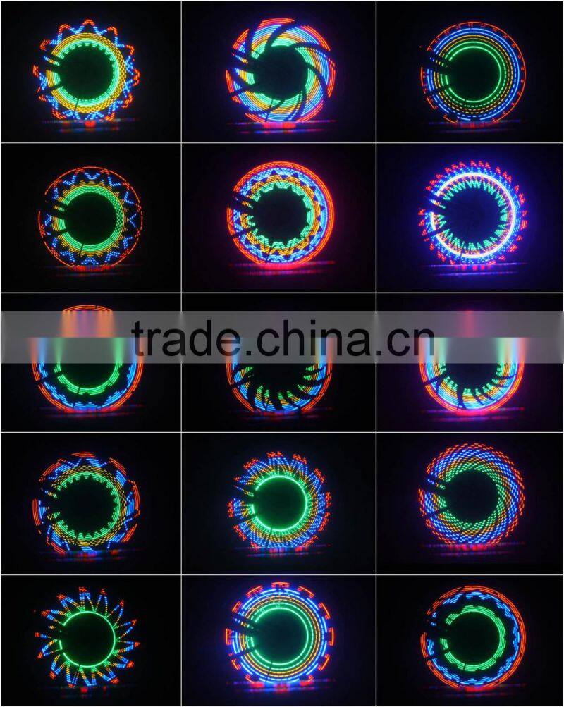 programmable bike wheel light