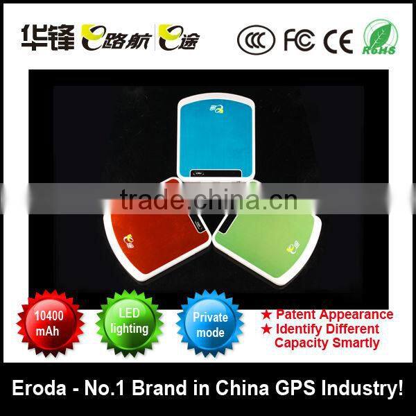 Patent Design + Large Capacity + Universal Emergency Charger with 10400 mAh for Mobiles, Tablets, Computers, GPS