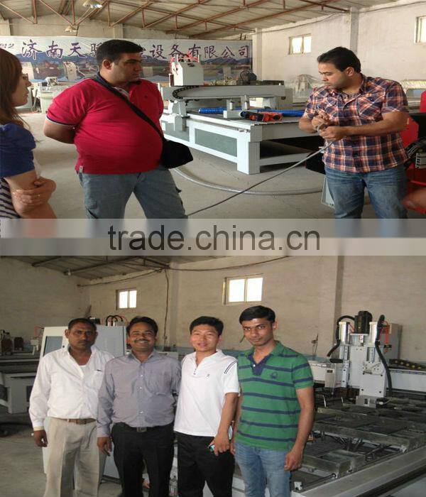 ATC multi-head sculpture wood carving cnc router machine