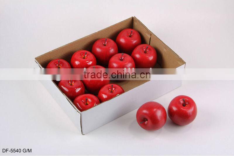 80 mm Artificial Fruit Apple (Gloss / Matt) x12 in Box