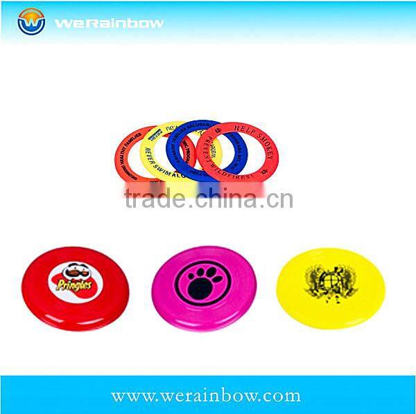 customized good quality plastic dog frisbee
