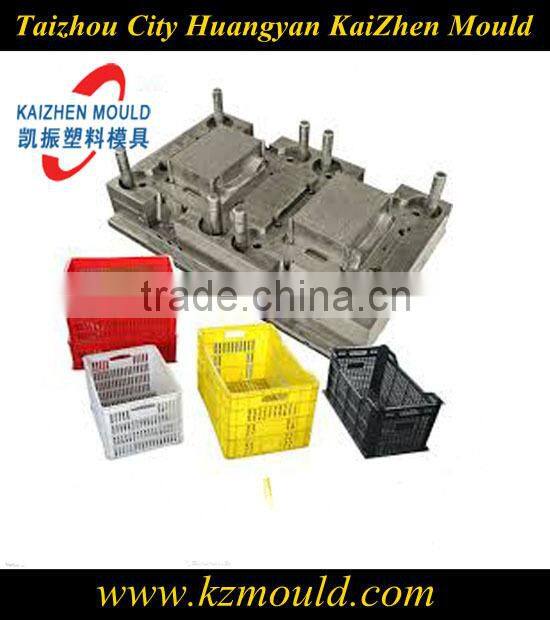 Plastic large crate mould injection commodity pass box mould turnover crate mould maker