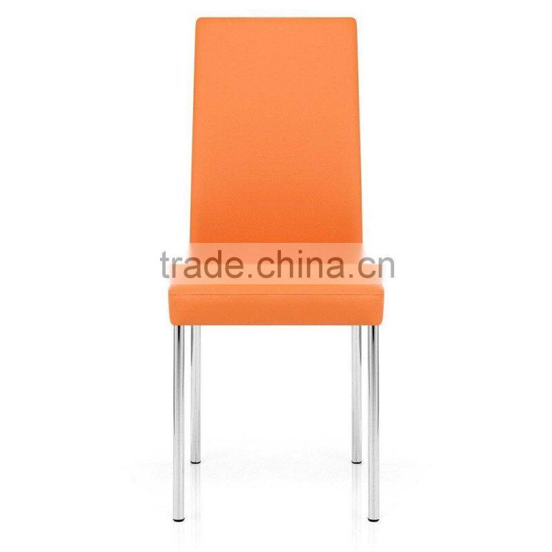 Fancy Dining Orange Chair