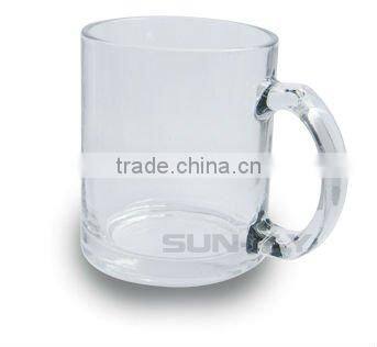 Sublimation Transparent Glass Mug 11oz (SFS-MG18A)
