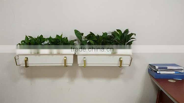 Adjustable metal bracket for single square / rectangular flowerpot 10" to 19"