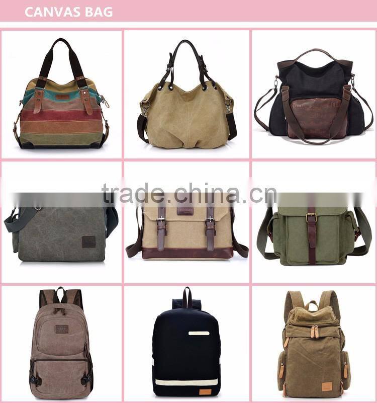 OEM Factory Custom Fashion Black Notebook Laptop Backpack Trendy mens canvas backpack