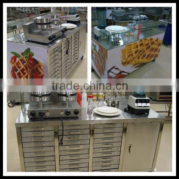 hot dog mobile fast food churros cart truck for crepe maker sale