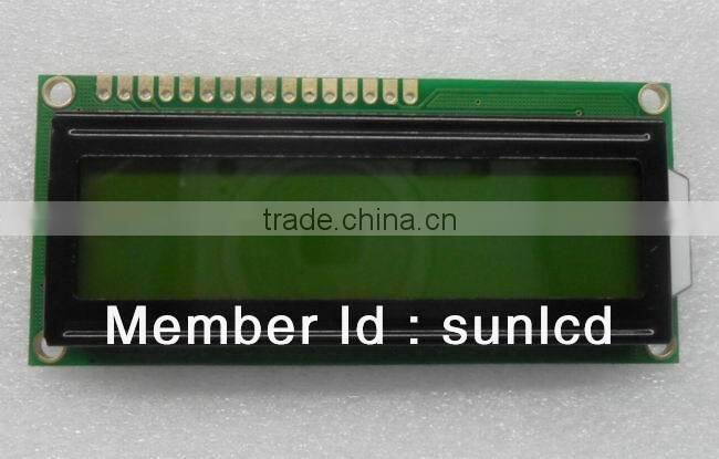 lcd 1602 yellow-green 16x2 lcd display