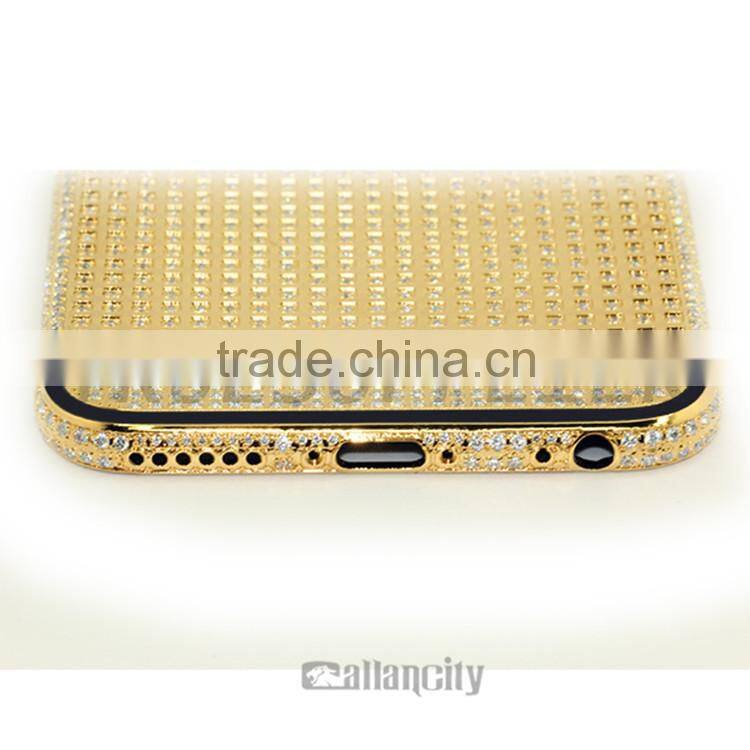 New design for Samsung gold middle plate for samsung galaxy s4 gold bezel front housing