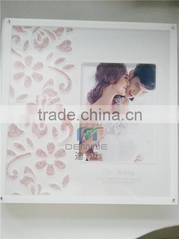 Custom high quality acrylic photo frame 6.0x8.0inches (15.2x20.3cm)