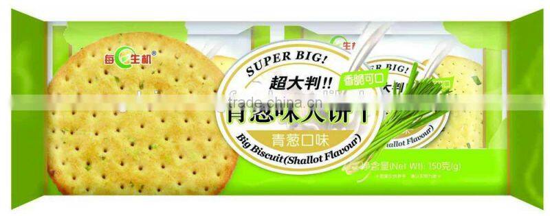 Plasitc Bag Package Sesame Cracker Biscuit
