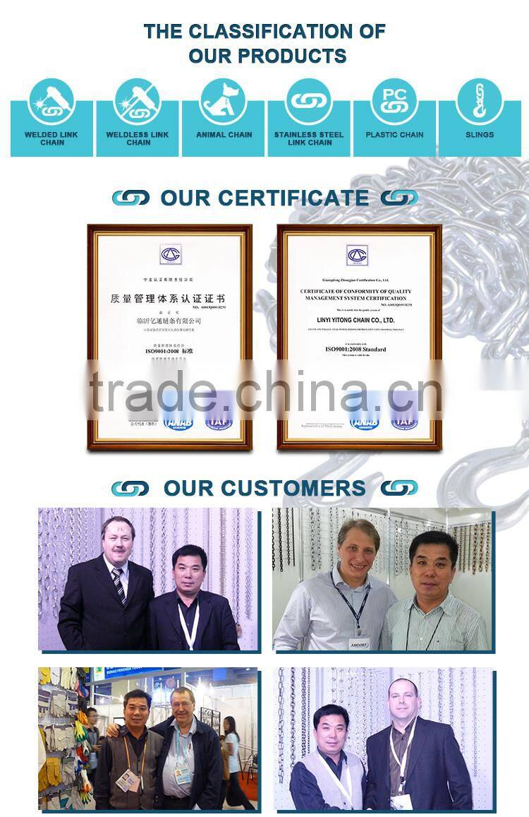 No Complaint 10mm Bulk Plastic Link Chain