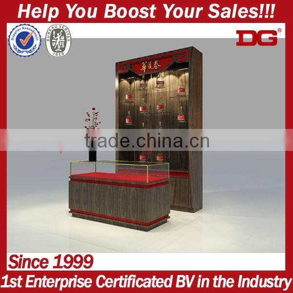 New invention ! pop beverage display, retail countertop wooden beverage display rack