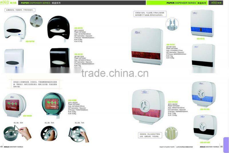 key lock paper holder,jumbo roll tissue dispenser,plastic toilet paper holder