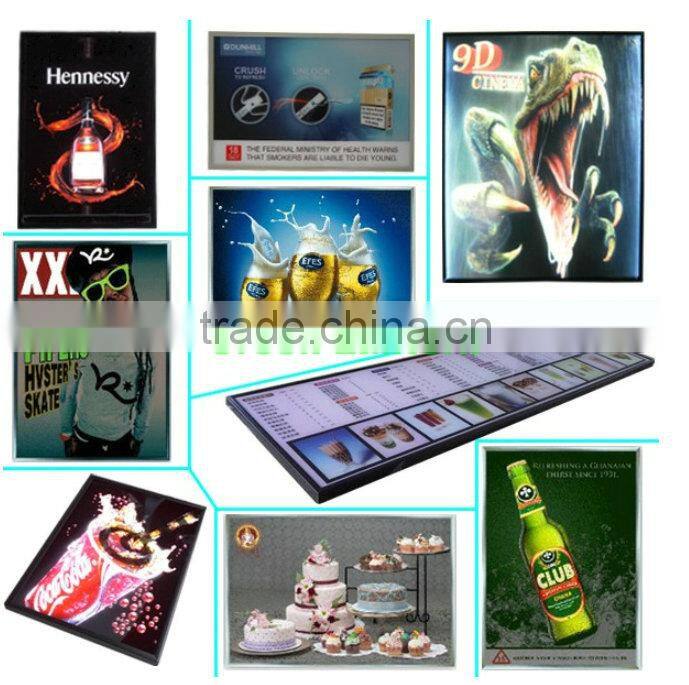 Professional New led animated light box