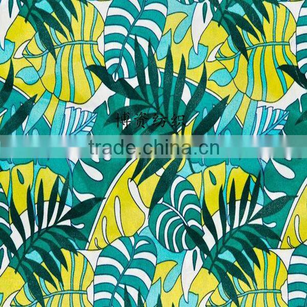 Manufacturers supply peach skin flannelette material chemical fiber fabrics, textile beach pants fabric
