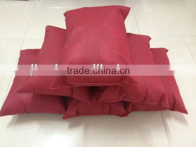 Disposable wine red airline pillow24x34cm