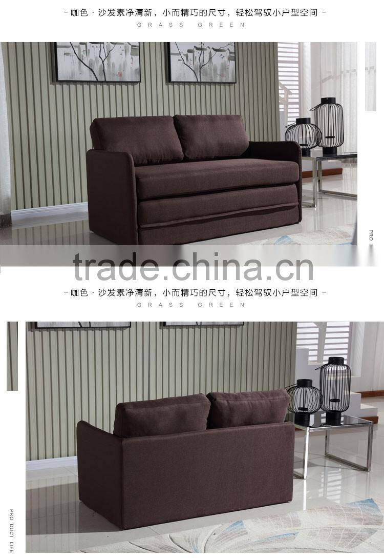 wholesale colorful convertible fabric loveseat sleeper