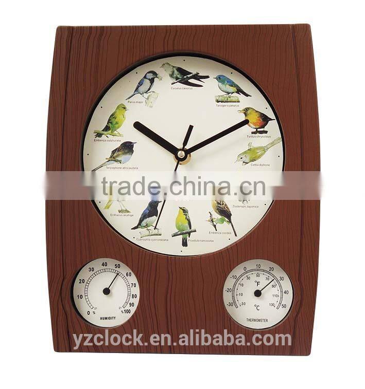 Cuckoo Clock Weather Station Wall Clock With Temperature YZ-8961
