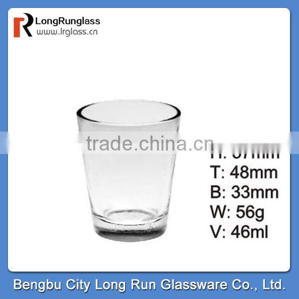 LongRun 56ml clear unbreakable glass cup&shot glassware sets wholesale