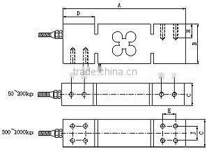 Electronic Load cell scale part