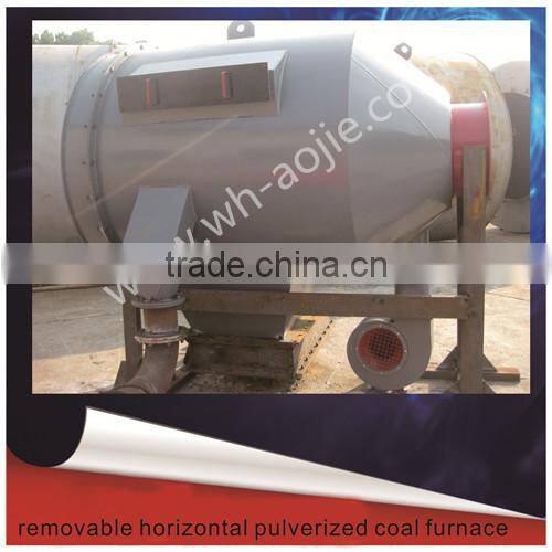 removable pulverized coal injection heating system