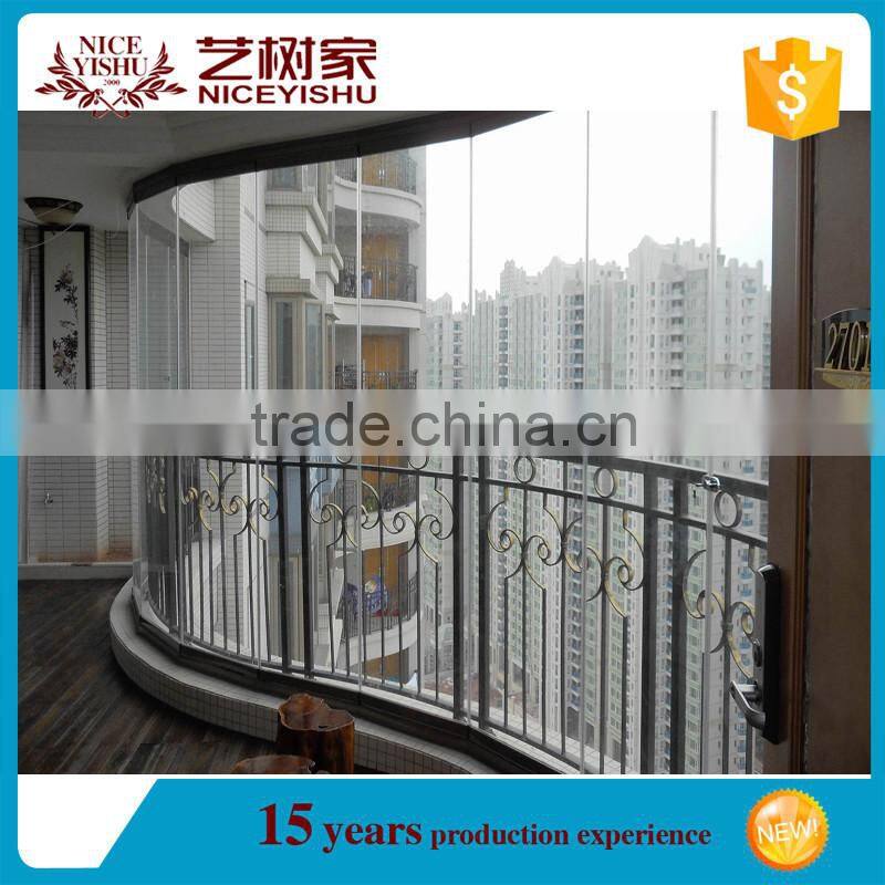 Alibaba China Wholesale modern Wrought Iron railing Design balcony railing for outdoor Garden, Homes, Villas, School
