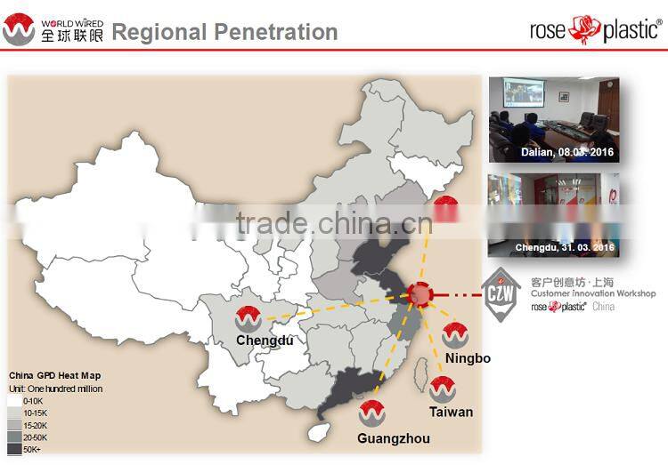 Large size big polypropylene handheld plastic gift cases RC-EL 290M