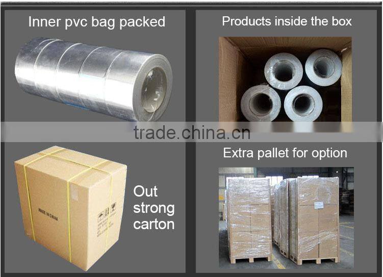 hvac self adhesive aluminium foil tape with silicon paper liner