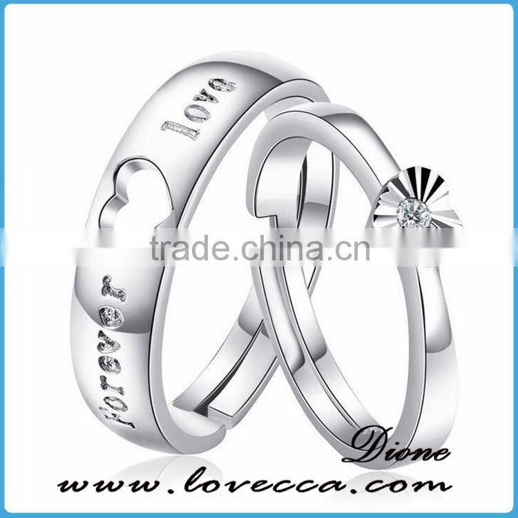 Fashion Jewelry 925 Silver Ring CZ Silver Ring With wholesale Price