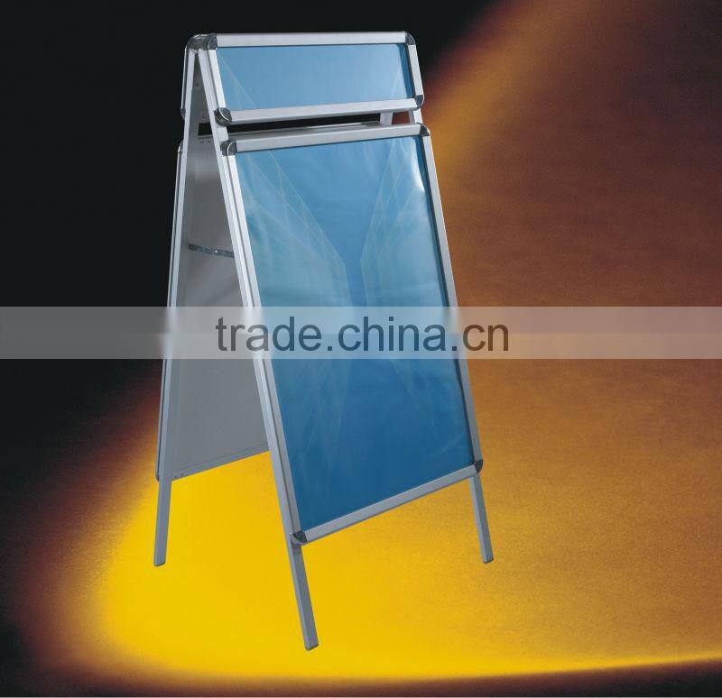 Poster stand with fore head double side,A-Board