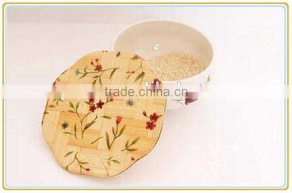 Hot Sale Thermal Shield Bamboo Coaster to Putting Cup