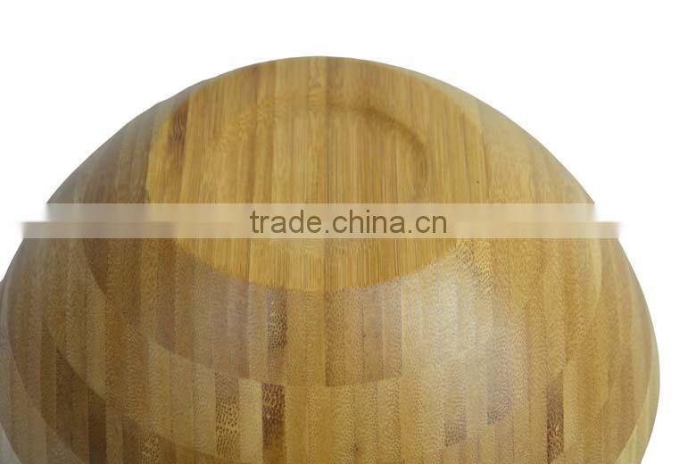 DT022/Two Colors Bamboo Round Salad Bowl ,Set of 2