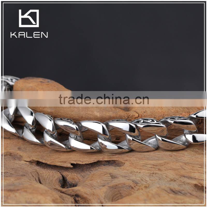925 silver plated 316l stainless steel bracelet jewelry germany with clasp