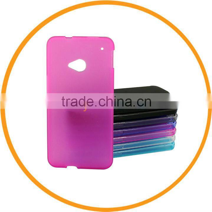 Matte Clear TPU Gel Skin Case Cover For HTC ONE M7 Phone Accessory from Dailyetech