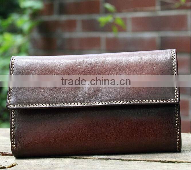 men's brown leather wallets high grade cowhide leather wallets for men