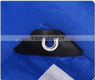 12' X 16' Blue Tarp Multi-purpose Waterproof Poly Tarp Cover with Tent Shelter Camping Tarpaulin