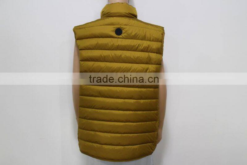 2014 Winter man woven fashion padded vest