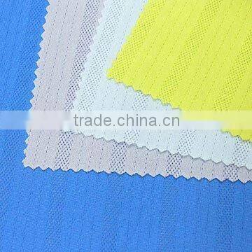 100% polyester semi-jacquard mesh knit fabric suitable for sportswear