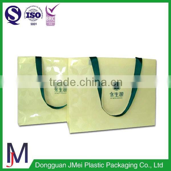 china products large paper bags wholesale shopping bags green paper bags with handles
