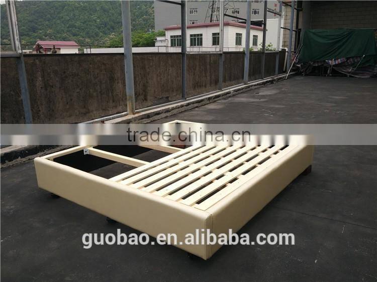 KD packing strong solid wooden bed frame/chinese wooden bed frame