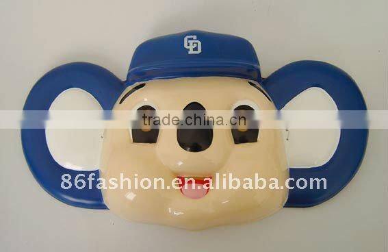 mask,plastic mask,animal mask,cartoon face
