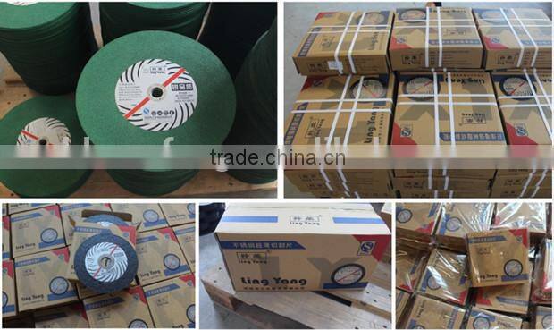 115X3.0X22.2mm China good quality Reinforced resin bonded cutting disc for metal