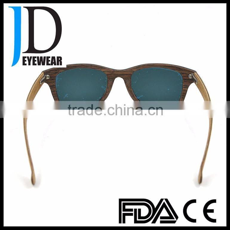 High Quality Wholesale Fashion Polarized Wooden Sunglasses
